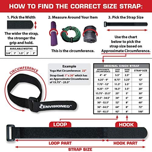 Reusable Cinch Straps & Cable Ties Combo Set, Securing Straps - Image 4
