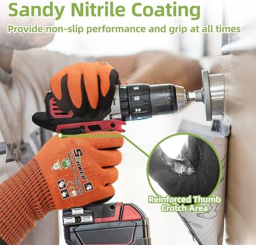 Schwer ProGuard Highest Level Cut Resistant Work Gloves PR3326 - Image 3