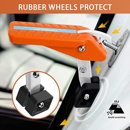 TOOENJOY 5 Gears Universal Car Door Step, Foldable Door Latch Hook - Image 3