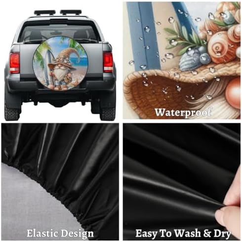 Beach Gnome Spare Tire Cover Dust-Proof Wheel Protector - Image 4