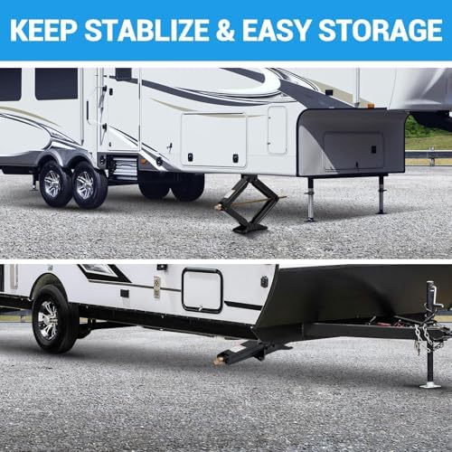 Heavy-Duty RV Stabilizer Scissor Jacks 4-Pack, 7500 LBS Capacity Each, - Image 6