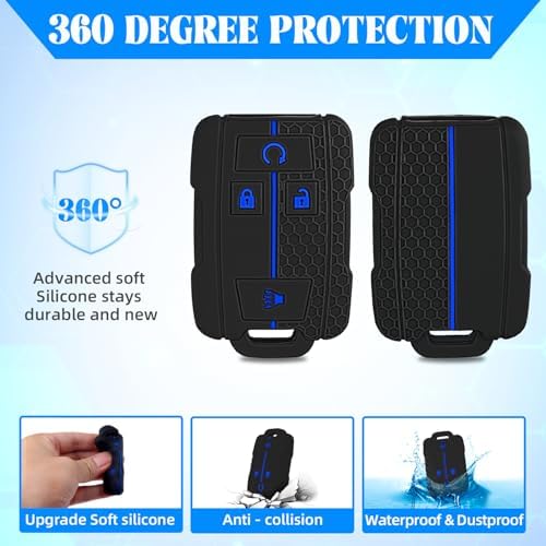 QBUC 2PCS for Chevrolet Key Fob Cover - Image 4