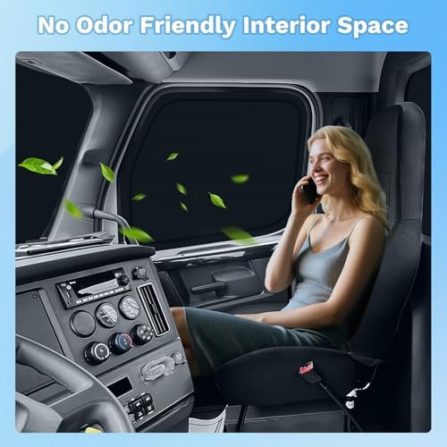 KUST Car Window Shades for Freightliner Cascadia 2018-2025 2026 Windshield Sun - Image 6