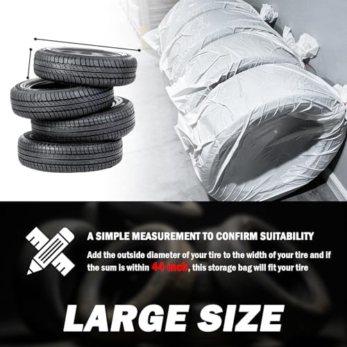 4PCS Disposable Extra Large Tire Bag - Image 5