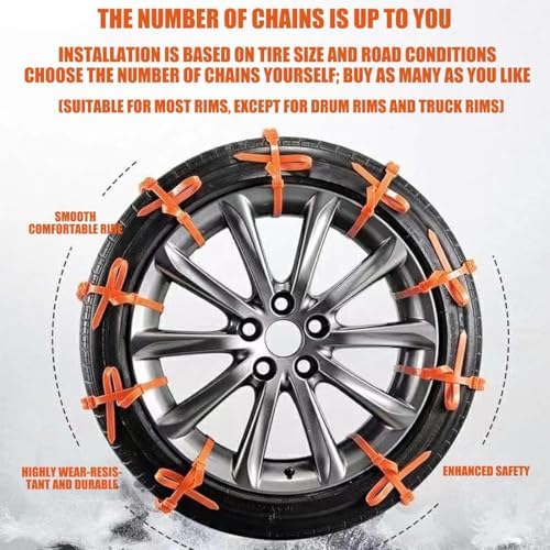 40PCS Zip Tie Snow Chains - Image 3