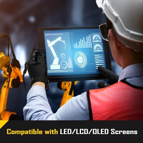 COOLJOB Mechanic Safety Work Gloves, Enhanced Anti-Slip Grip Tactical Gloves - Image 4