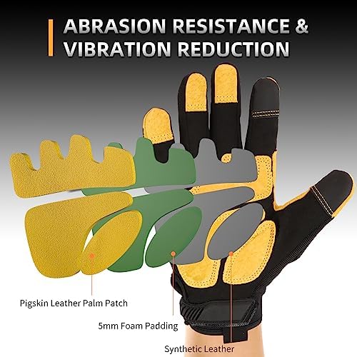 Impact Work Gloves, Mens Working Gloves - Image 3