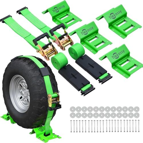 Trekassy Wheel Chock Tie-Down Kit by Trekassy