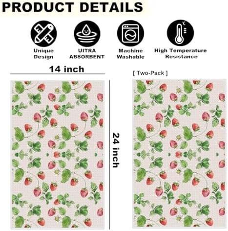 Strawberry Gifts Kitchen Towels - Image 2
