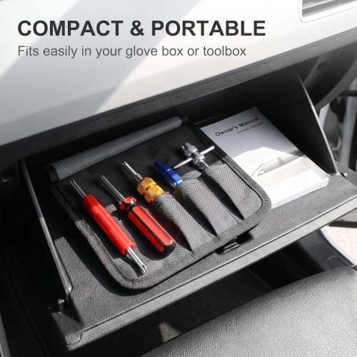 5 PCS Valve Core Removal Tool Kit, Heavy-Duty Schrader Valve Stem Puller - Image 2