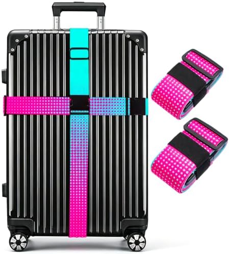 Luggage Straps for Suitcases TSA Approved Easy Pack Organized Suitcase Strap by XiOiOiX