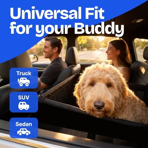 Half Hammock Dog Seat Cover for Back Seat - Image 3