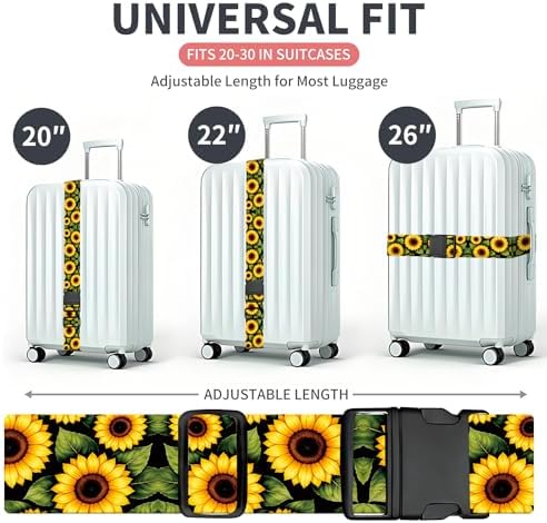 Luggage Strap for Suitcases Adjustable Travel Belt - Image 5