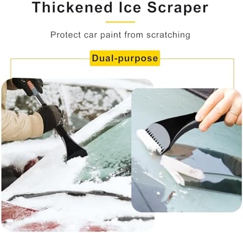 Homilifibra 53" Extendable Retractable Snow Brush & Ice Scraper - Image 6