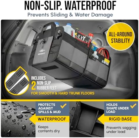 Modular 5-Section Heavy Duty Trunk Organizer - Image 6