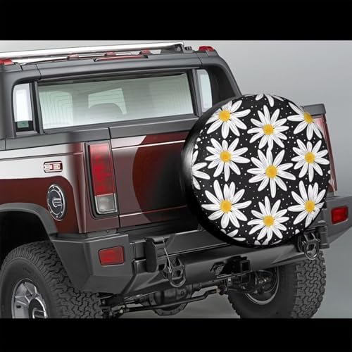 Daisy Cute Spare Tire Cover Weatherproof Wheel Protectors Hippie Bohemian - Image 5