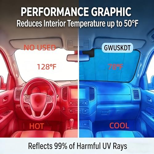 GWUSKDT Car Windshield Sunshade - Image 6