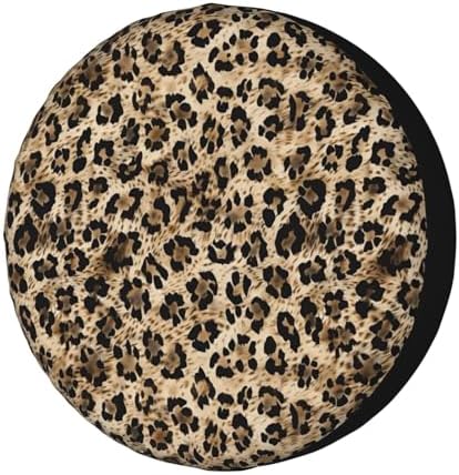 KiuLoam Hipster Leopard Cheetah Print Animal Spare Tire Cover Polyester by KiuLoam