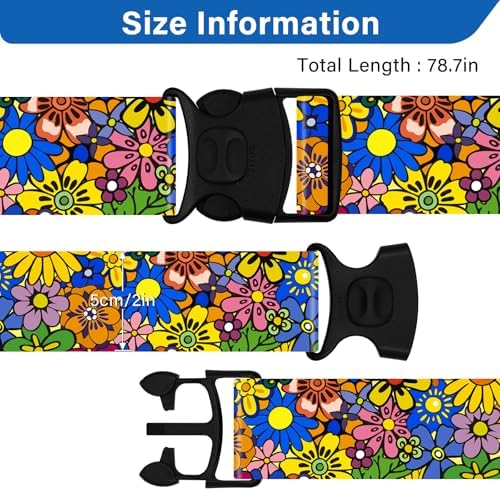 2 Pack Luggage Straps for Suitcases, Adjustable Travel Belt - Image 3