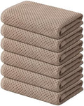 Kitinjoy 100% Cotton Waffle 6-Pack Kitchen Towels by Kitinjoy