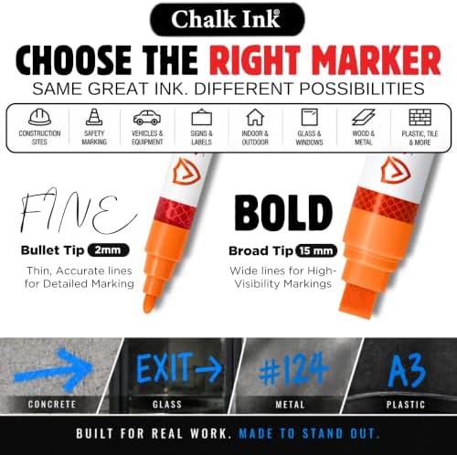 Chalk Ink High-Visibility Chalk Markers - Image 2