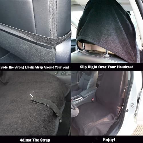 Car Seat Cover Protector Front Seats, - Image 4
