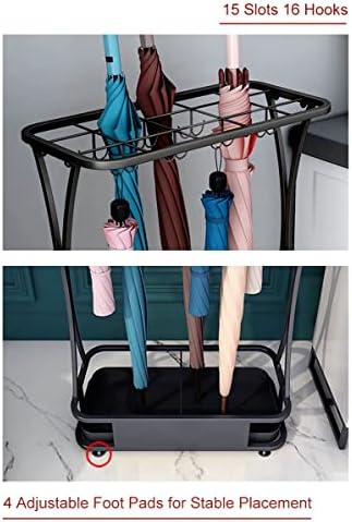 GeLive Umbrella Holder Entryway Umbrella Display Stand Rack Umbrella Container - Image 3