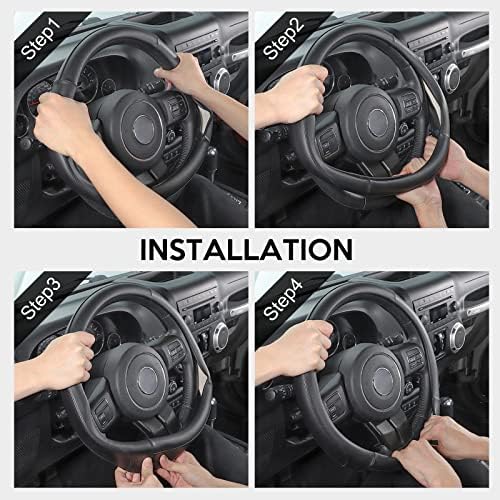 SEG Direct Steering Wheel Cover 15.5-16 inch Heavy-Duty - Image 6