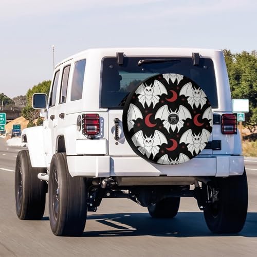 Cartoon Mothman Spare Tire Cover - Image 2