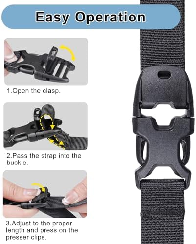 Vigorport Utility Straps Quick Release Nylon Backpack Accessory Bag Strap - Image 3