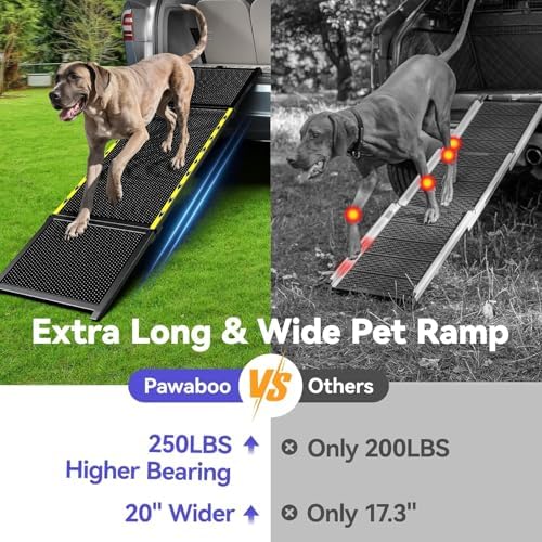 Pawaboo 67" L & 20" W Longest Dog Ramp - Image 2