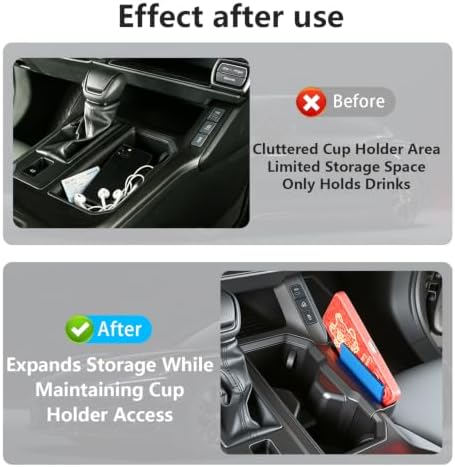 Cup Holder Storage Box Insert Compatible - Image 4