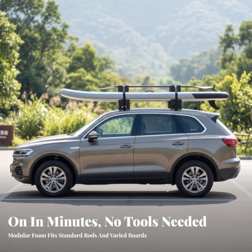 Menolana Non-Slip Soft Roof Rack Pads Compact Block-Like Design, Car Roof Rack - Image 2