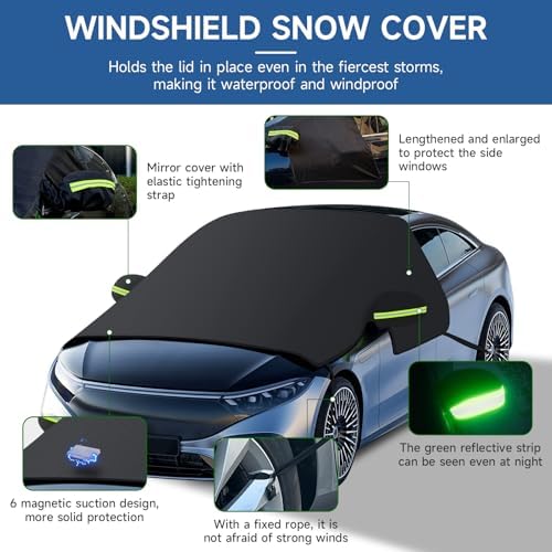 SANLIKE Car Windshield Snow Cover - Image 6
