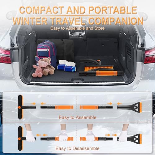 LivTee 32" Extendable Ice Scraper & Snow Brush - Image 5