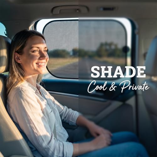 2PCS Car Side Window Shade - Image 6