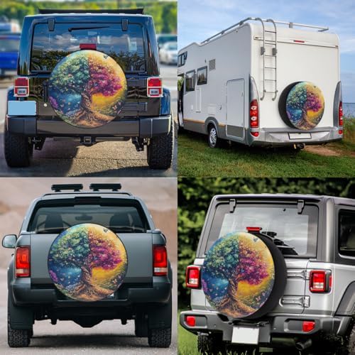 Tree of Life Spare Tire Cover Dust-Proof Wheel Protector - Image 6