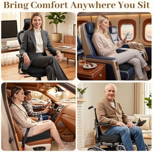 TranquilRelax 2XL Memory Foam Seat Cushion - Image 5