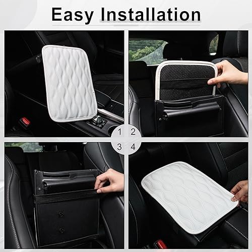 Amiss Auto Center Console Pad, Universal Waterproof Car Armrest Seat Box Cover - Image 3