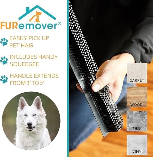 FURemover Pet Hair Removal Rubber Broom - Image 2