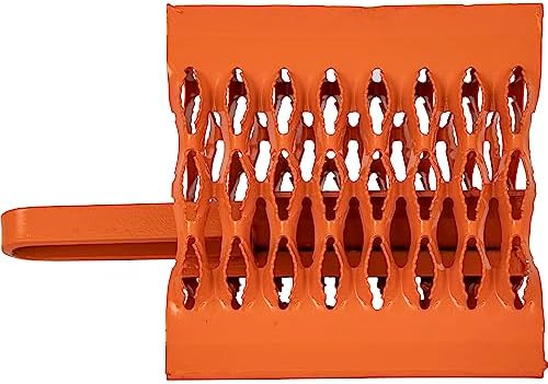 Buyers Products WC091061 Orange Serrated Steel Wheel Chock - Image 4