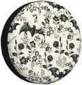 Bat Flower Spare Tire Cover Waterproof Wheel Cover 17 Inch Universal Fit by Unknown