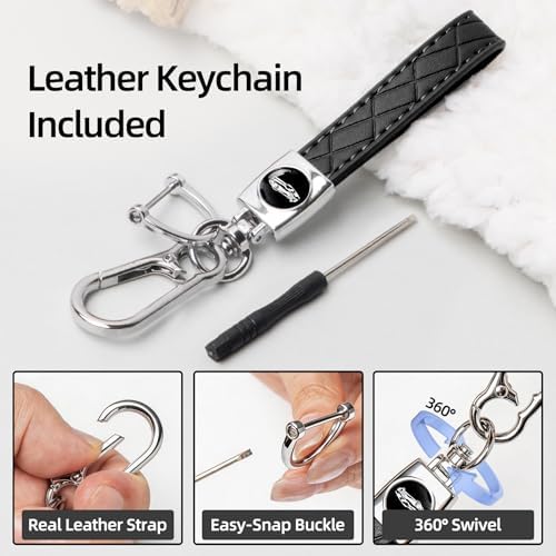 for Toyota Key Fob Cover with Keychain, Soft TPU Key Fob Holder, Fit - Image 7