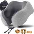 napfun Neck Pillow for Traveling, Upgraded Travel Neck Pillow for Airplane 100% by NAPFUN