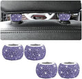 XINLIYA 4 Pack Car Headrest Collars, Bling Car Head Rest Collars Rings Decor by XINLIYA