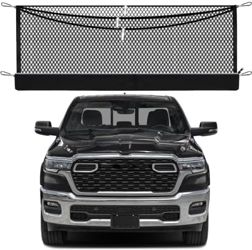 3-Layer Cargo Net for Dodge RAM1500/2500/3500 2019-2026, Zoned Storage Use by MakeLifeBetter
