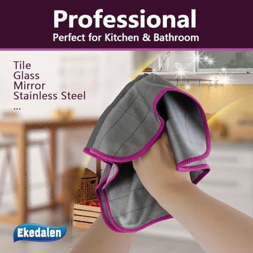 Ekedalen Microfiber Cleaning Cloth Lint Free Glass Polish - Image 4