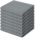 Homaxy 100% Cotton Waffle Weave Kitchen Dish Cloths 8-Pack by Homaxy