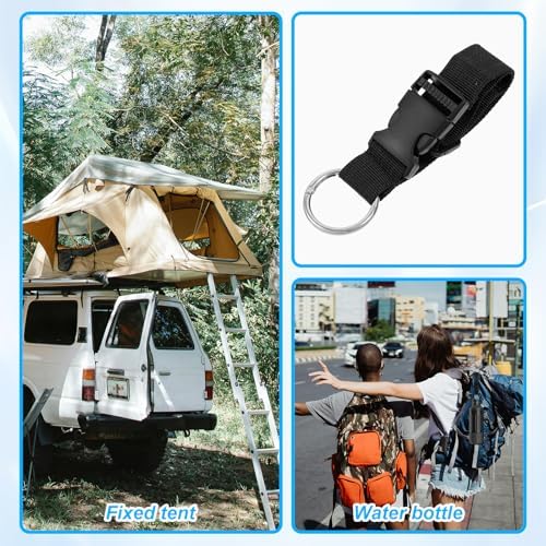 2 Pcs Add a Bag Strap for Suitcase Adjustable Suitcase Belt Jacket Holder - Image 5