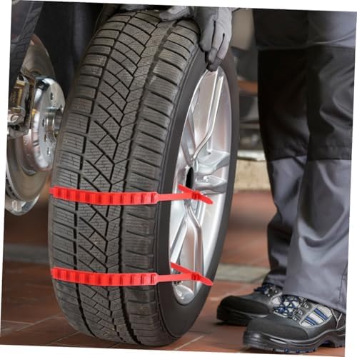 15Pcs Orange Nylon Tire Anti-skid Tie - Image 5